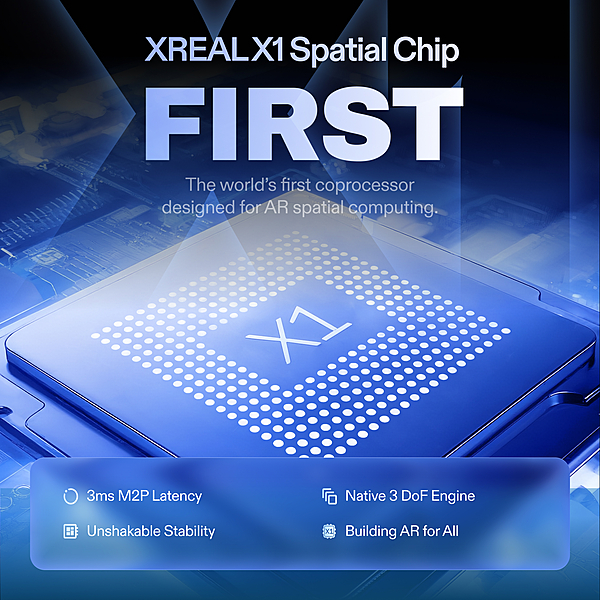 XREAL 1S AR Glasses 500" Screen 52 FOV 3DoF USB-C Devices