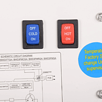 Blue Star Water Dispenser BWD3TTGA with Cold and Hot ON/OFF switch