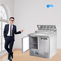 Shop Online Blue Star Kitchen Refrigerator-Saladettes 2 Door at Me shop Shop Online Blue Star Kitchen Refrigerator-Saladettes 2 Door at Me shop