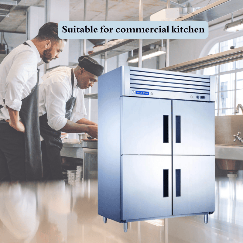 High-capacity Blue Star GP Series Reach-In Chiller ideal for commercial kitchens.