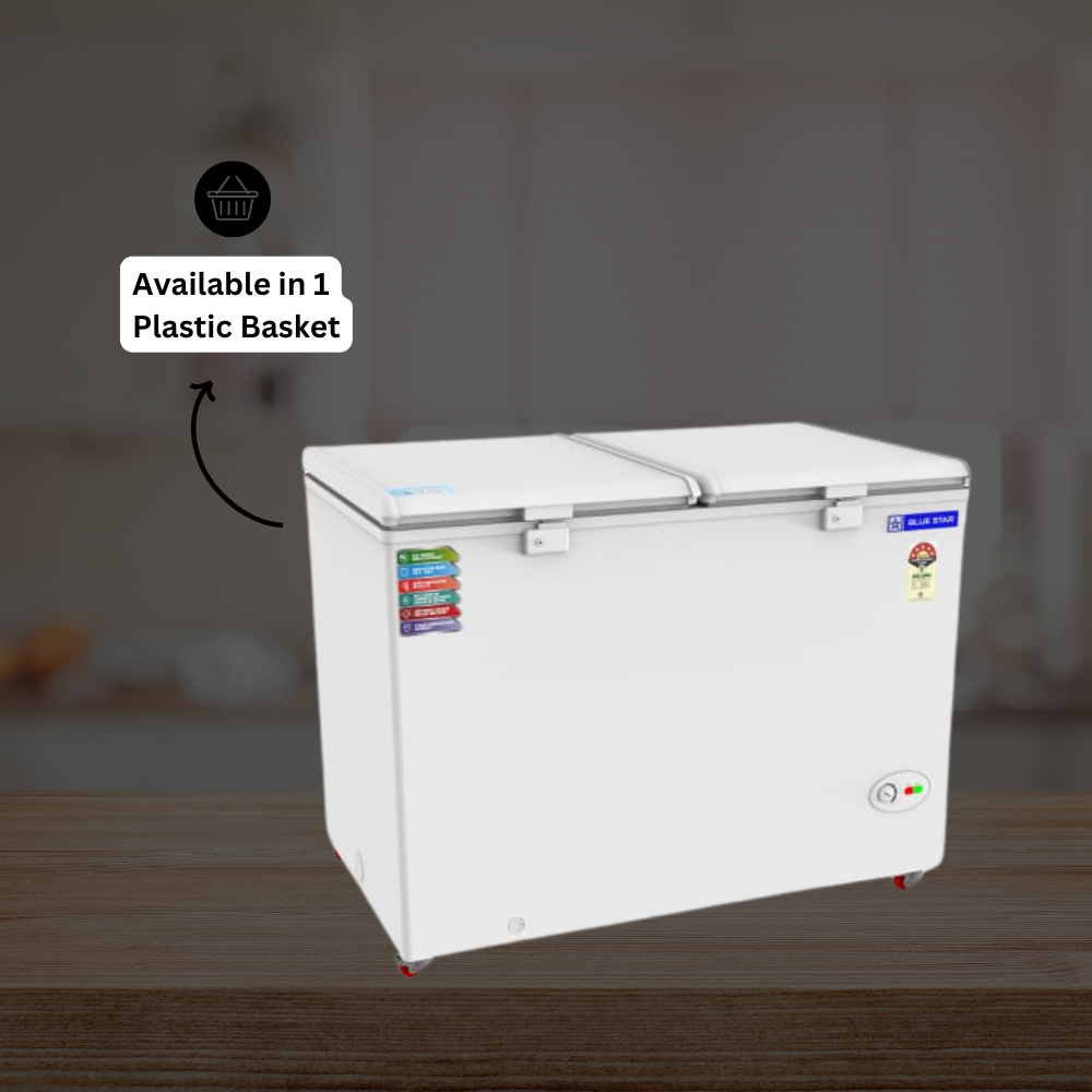 Blue star Hard Top  Chest  Freezer-CF5-396NEYW with 1 Plastic Baskets. Blue star Hard Top  Chest  Freezer-CF5-396NEYW with 1 Plastic Baskets.