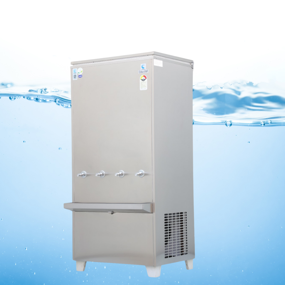 Water cooler with drip tray, Climatrol Cool Star Prima SS Series.