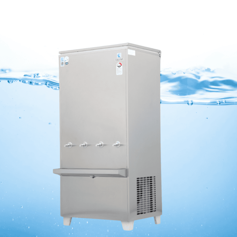 Water cooler with drip tray, Climatrol Cool Star Prima SS Series.