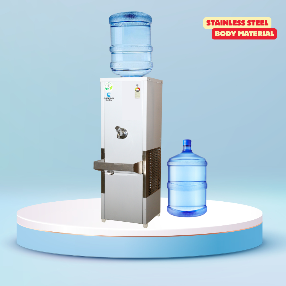 Stainless steel water cooler, Climatrol Cool Star model SS Series-SS2020BC.