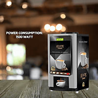 Atlantis Coffee Vending Machine with a 20-litre bubble top water jar mounted. Atlantis Coffee Vending Machine with a 20-litre bubble top water jar mounted.