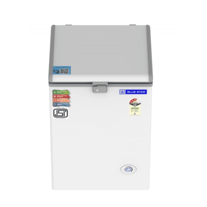 130-liter Blue Star hard top freezer for efficient storage.