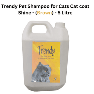 Trendy Pet Shampoo coat Shine - (Brown) - 5 Litre