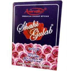 Amrutha Shahi Gulab Premium Dhoop Sticks 35G Dhoop Box