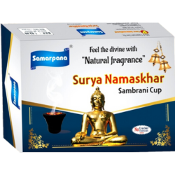 Samarpana Surya Namaskar Cup Sambrani 12 Cups Box