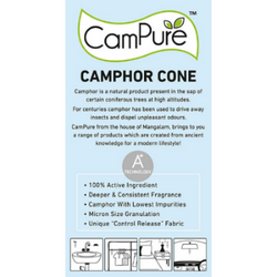 Campure Camphor Cone 90g Pack