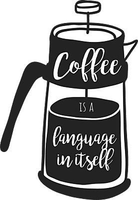 Coffee Is A Language In Its Self Short-Sleeve Unisex T-Shirt
