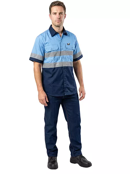 Hi-Viz Vented S/S Workshirt