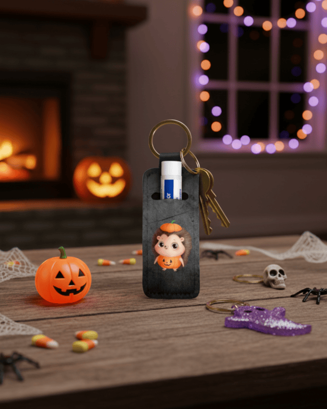Halloween Lip Balm Keychain