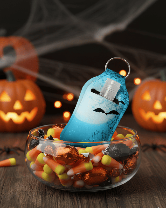 Halloween Hand Sanitizer Keychains