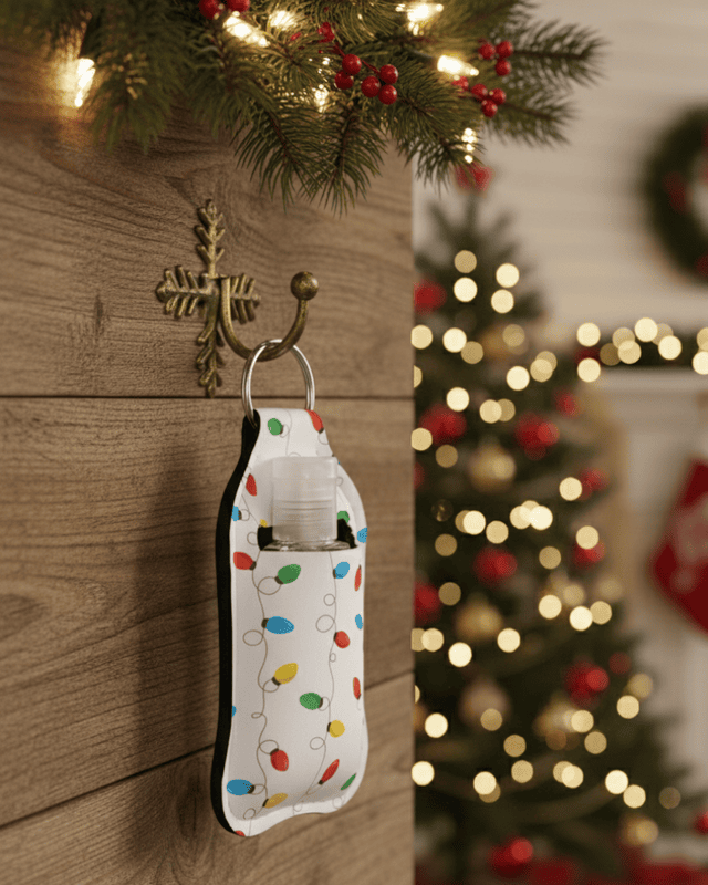 Christmas Hand Sanitizer Keychains