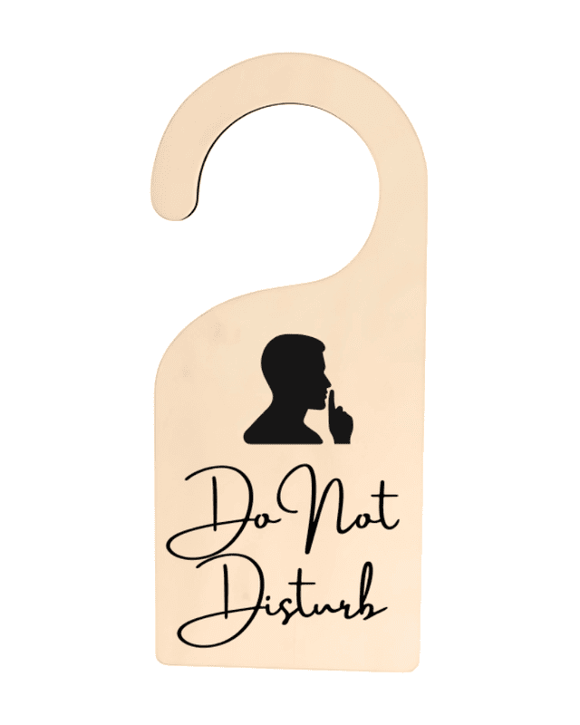 Do Not Disturb Door Hanger