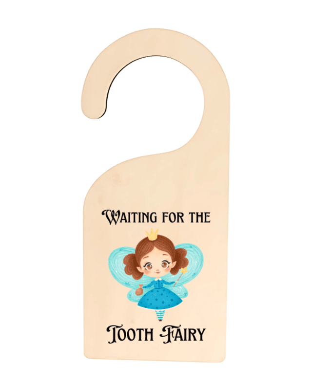 Waiting for the Tooth Fairy Door Hanger