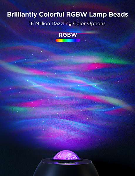 Govee Star Light Projector with Aurora Effects - Matter, Google Home with White Noise