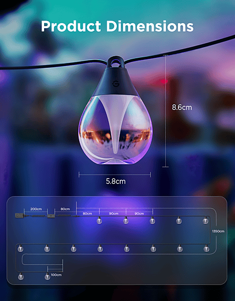 Govee RGBICW Outdoor String Lights - Unboxed Deal