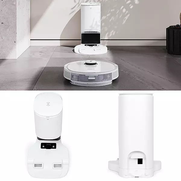 Ecovacs Original Auto-Empty Station for DEEBOT N10, N8 & T8 Family (2 Dust Bags Incl)