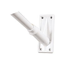 White flag pole 70cm