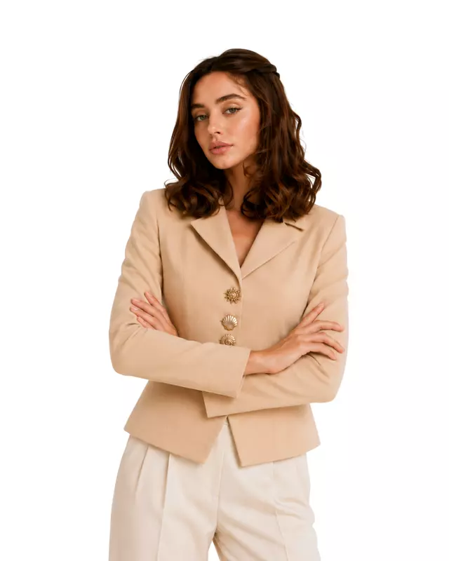 Tailored Single-Breasted Blazer