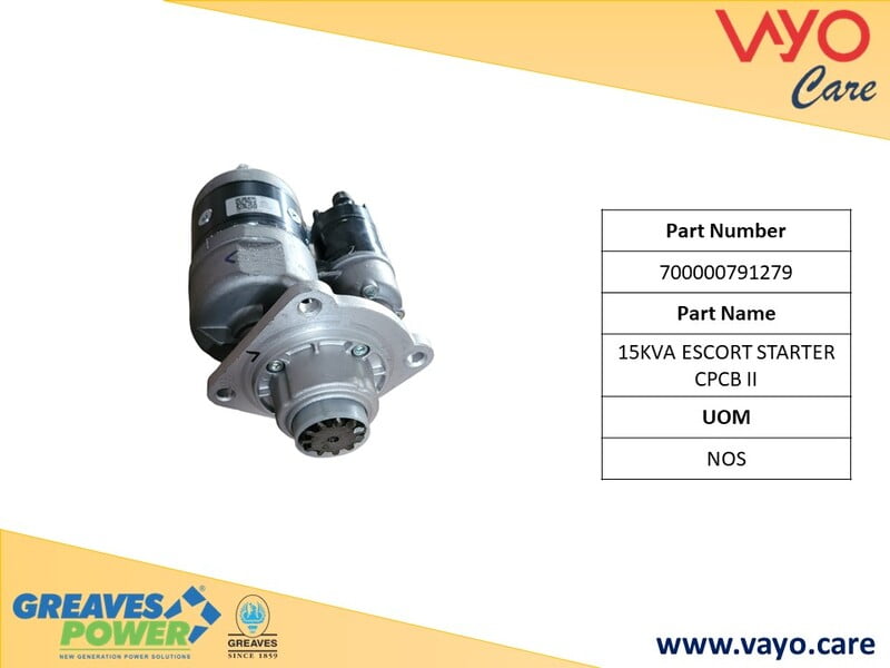 15KVA ESCORT STARTER CPCB II - 700000791279 - GREAVES