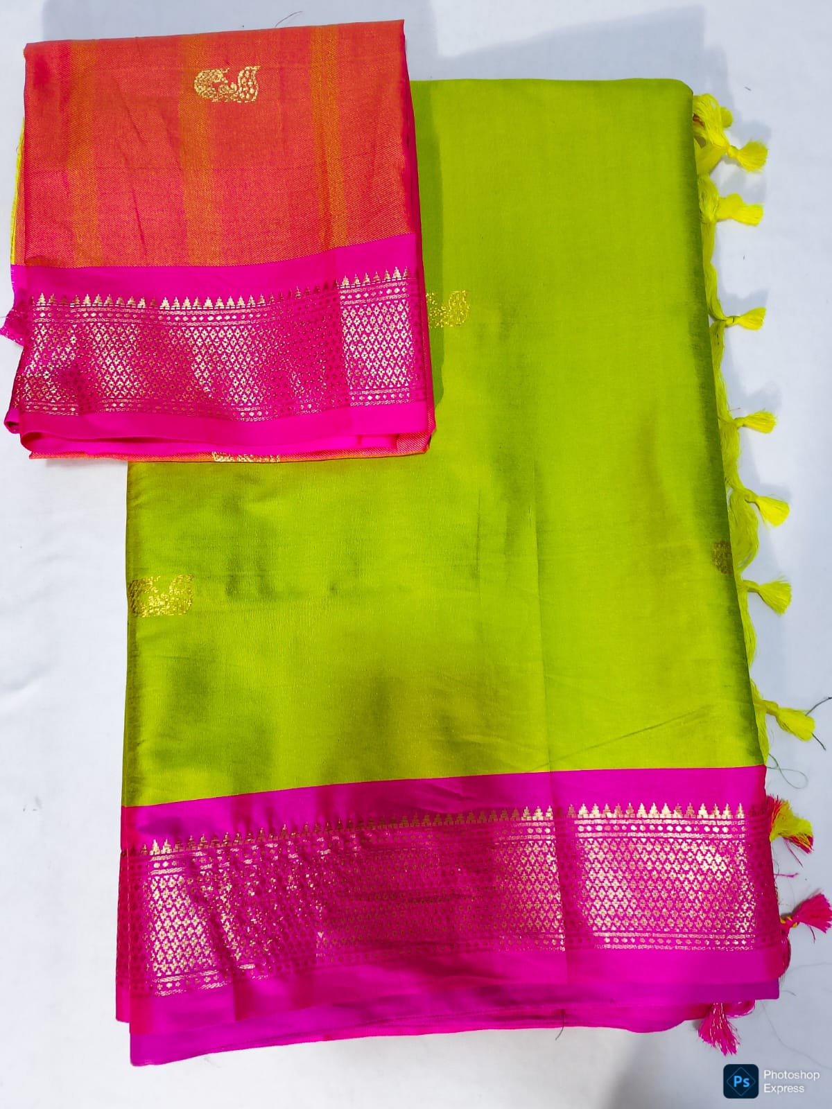 J541: Ready To Ship Beautiful Paithani Saree With Unstitched Blouse