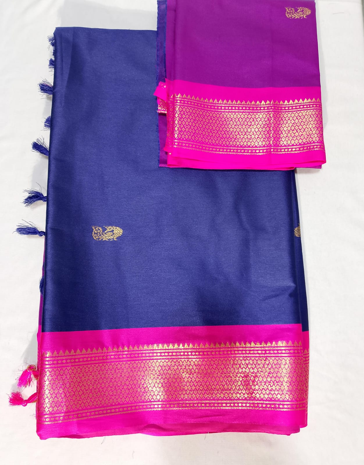 J543: Ready To Ship Beautiful Paithani Saree With Unstitched Blouse