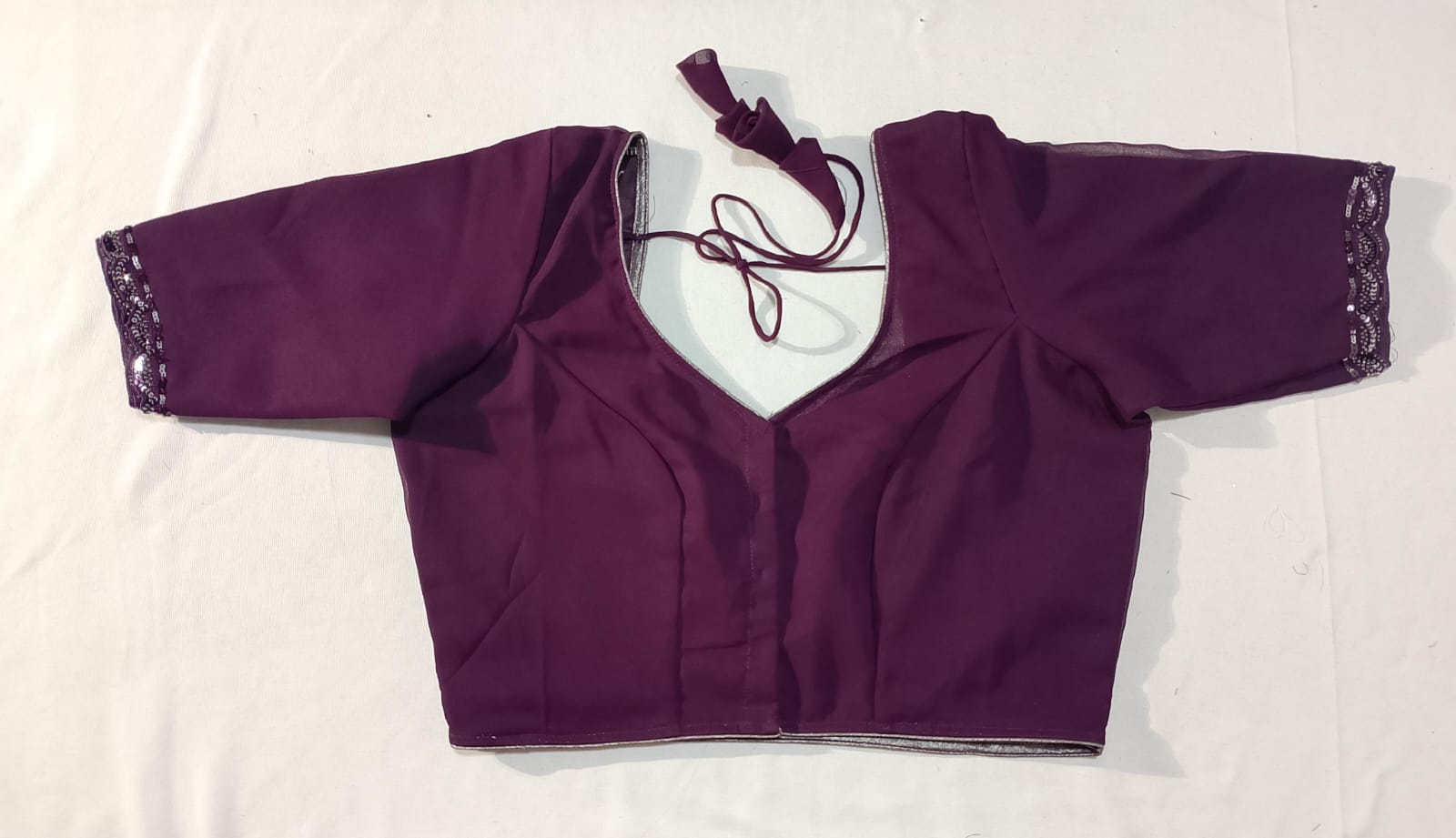 J556: Ready To Ship Beautiful Sequence Work Saree With Stitched Blouse J556: Ready To Ship Beautiful Sequence Work Saree With Stitched Blouse