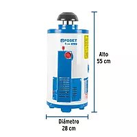 Calentador de Paso, 6L, gas LP, 1 servicio Foset/CALE-6PA - 47921
