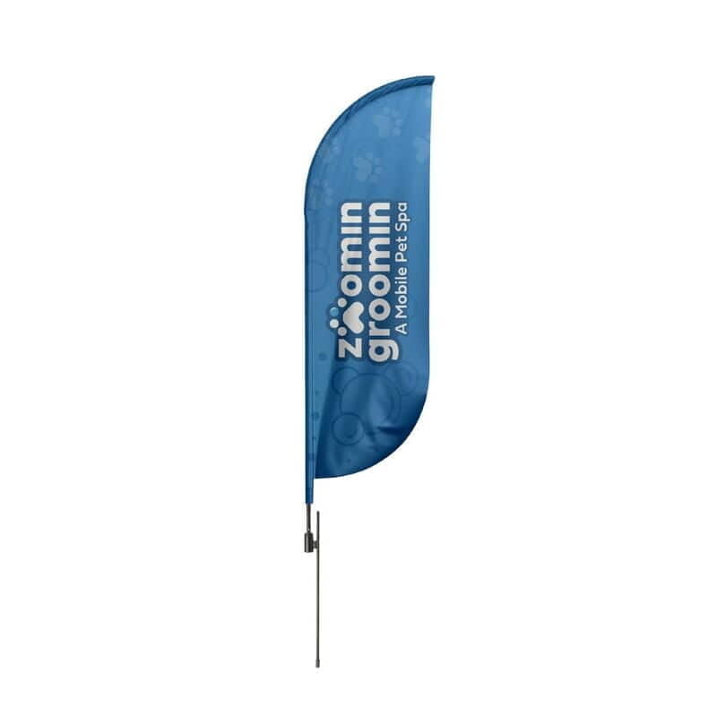 9ft Full Color Feather Flag, Double-Sided  9ft Full Color Feather Flag, Double-Sided
