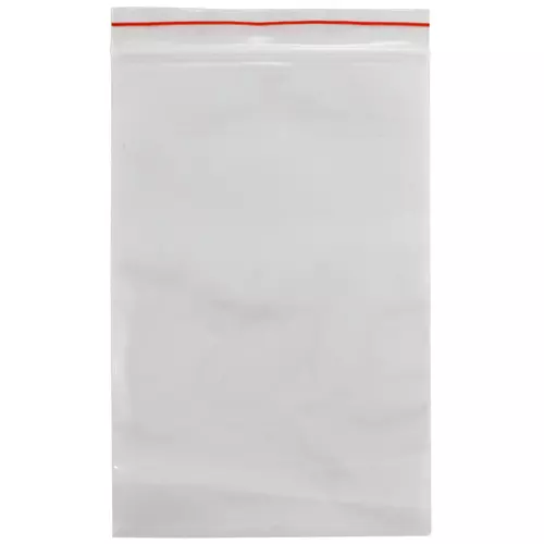 Poly Bag Resealable 50um Clear 125x205mm Pack 100
