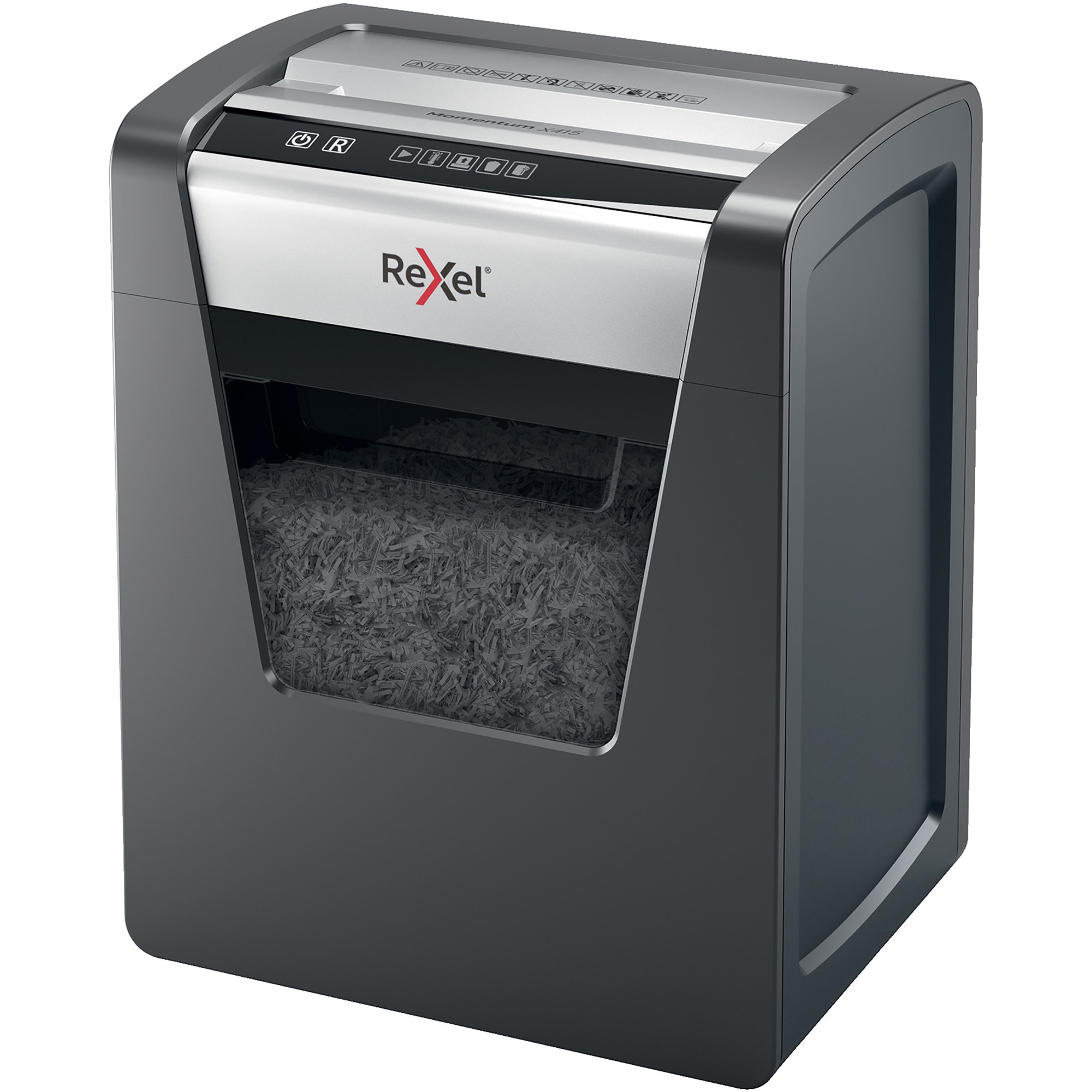 Rexel Momentum X415 Cross-Cut Shredder Black