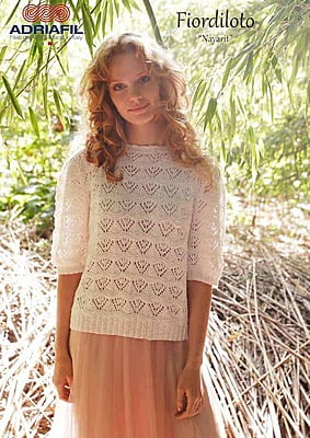 Pull Nayarit fatto a mano con filato Fiordiloto