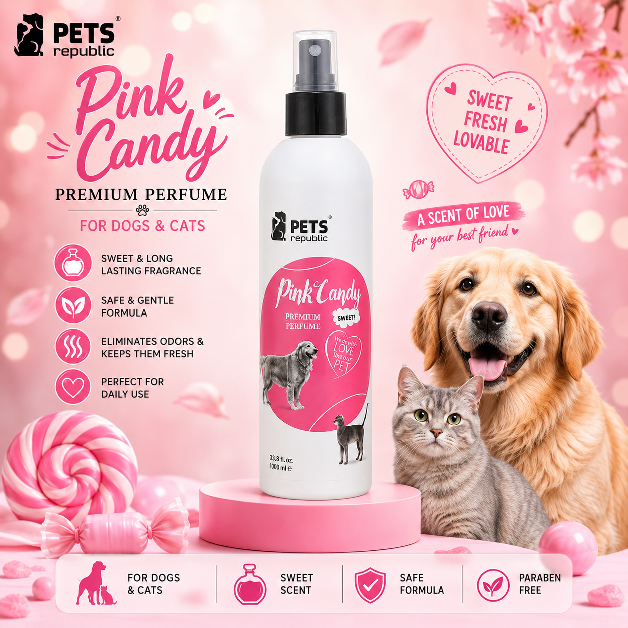 Pets Republic Perfumes 250ml