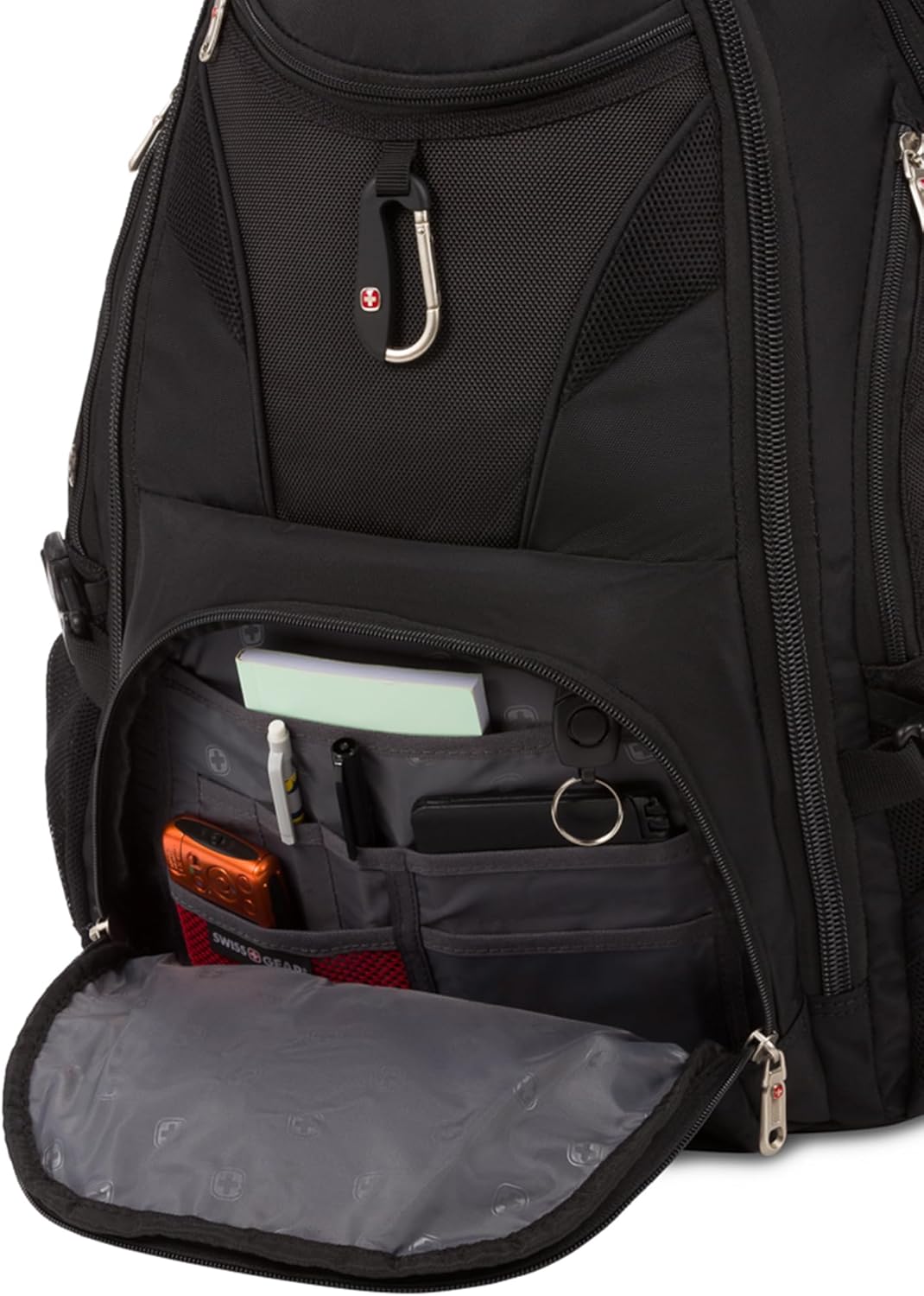 SwissGear 1900 Scansmart TSA 17 Laptop Backpack, Black, 19-Inch