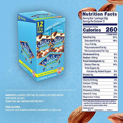 BLUE DIAMOND Almonds Single-Serve Snack Nuts