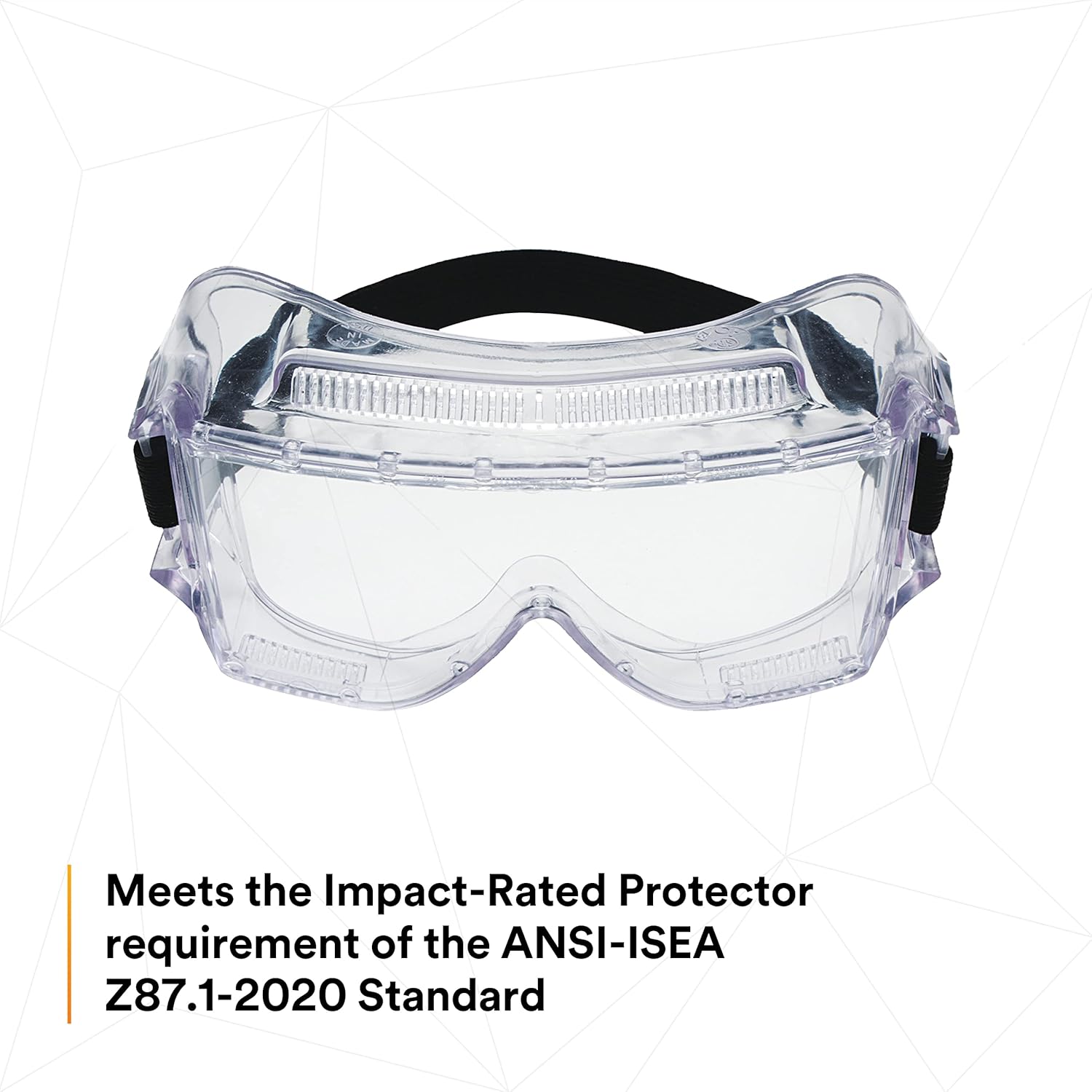 3M Centurion Safety Impact Goggle 452AF, 40301-00000-10 Clear Anti-Fog Lens, Pack of 1