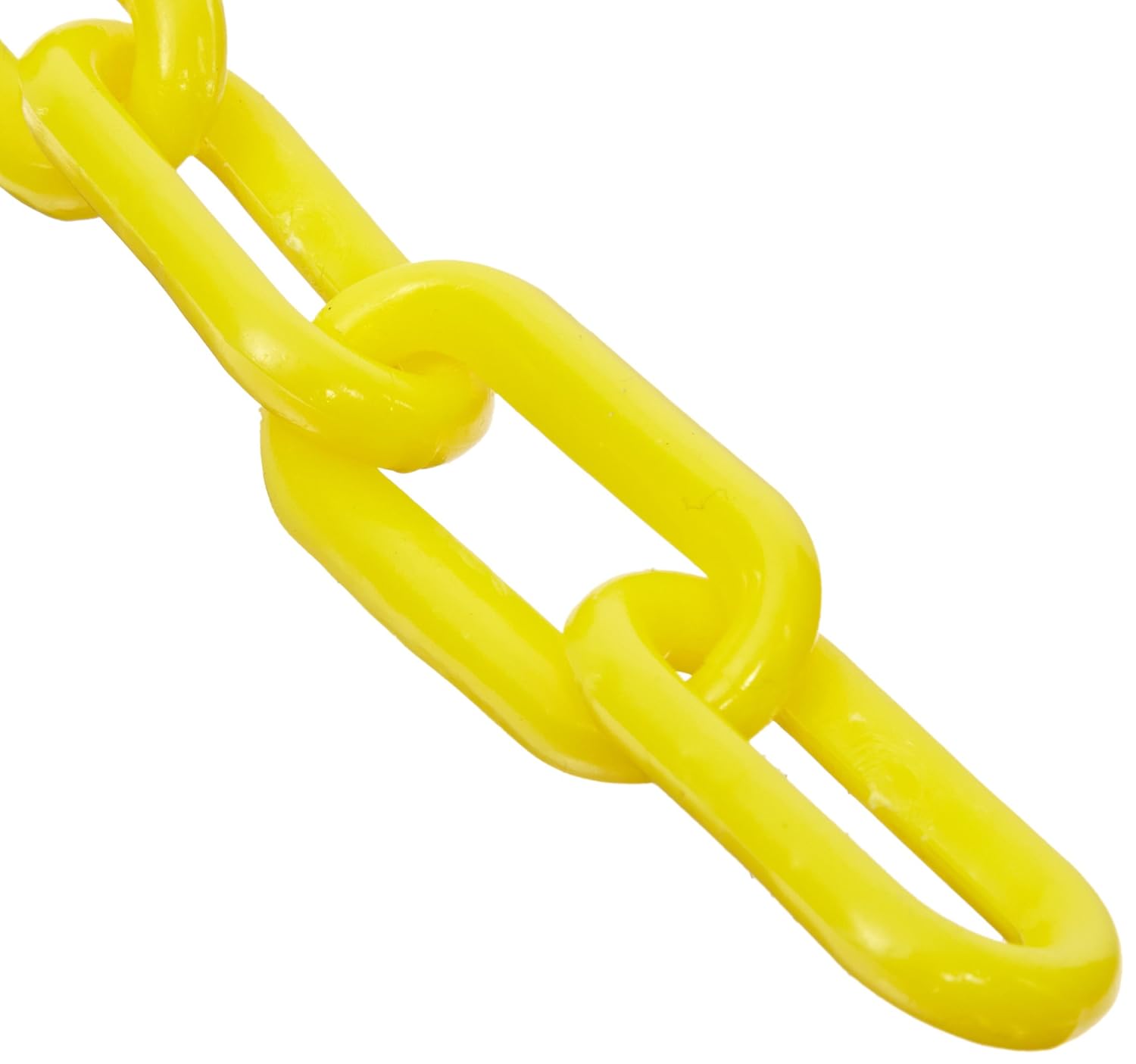 Brady 78234 Bradylink 100' Length, 1-1/2" Link Yellow Color Polyethylene Warning Chains