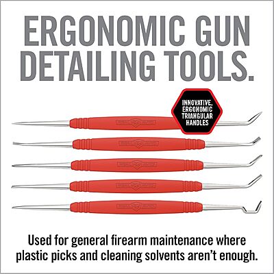 Real Avid Stainless Steel Gun Cleaning Picks for Firearm Cleaning and Maintenance