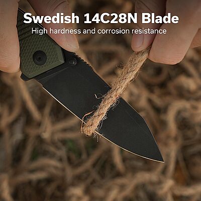 CIVIVI Placoid Folding Pocket Knife for EDC, 3.67" Blade