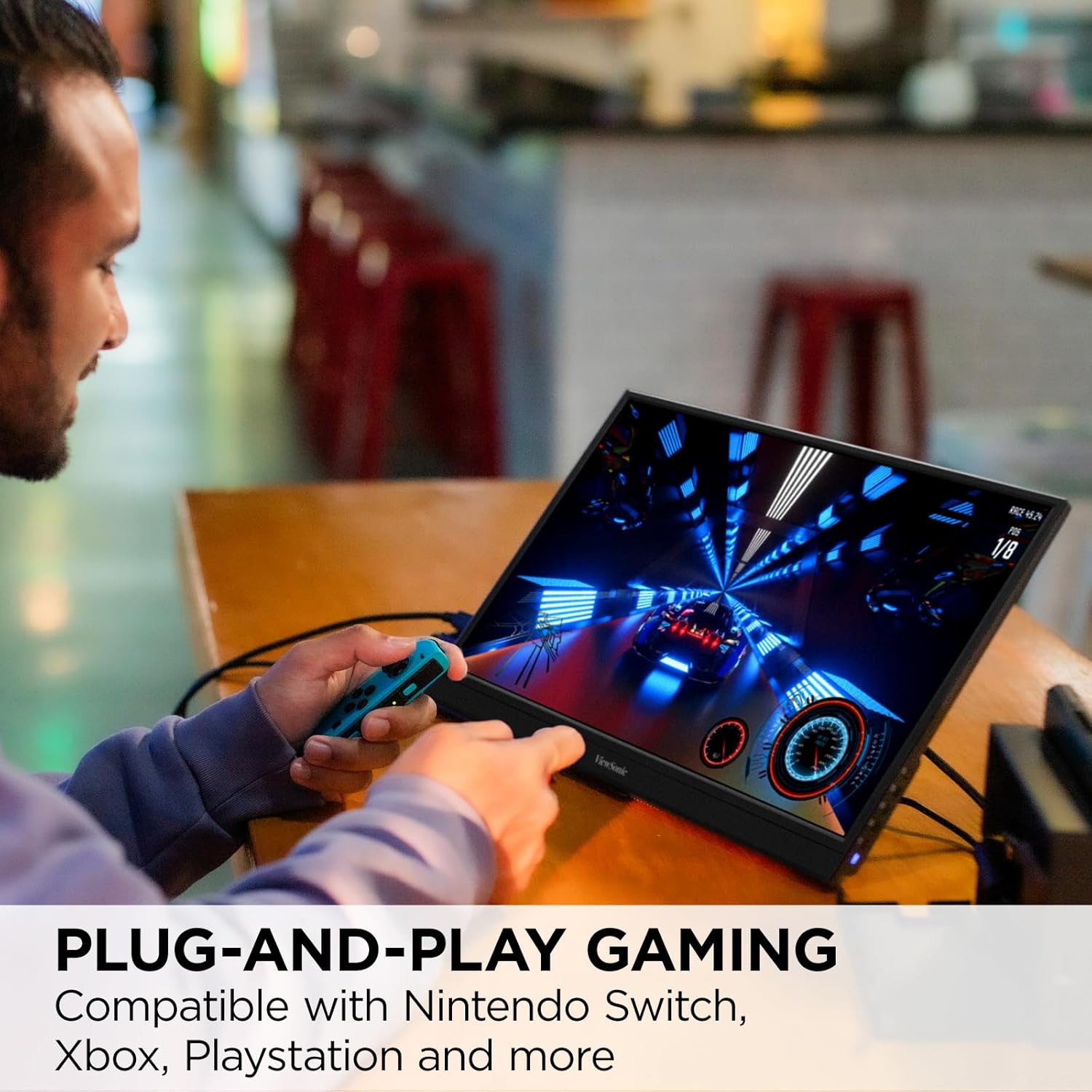 VIEWSONIC Portable 1080p IPS Monitor with 60W USB-C and Mini HDMI