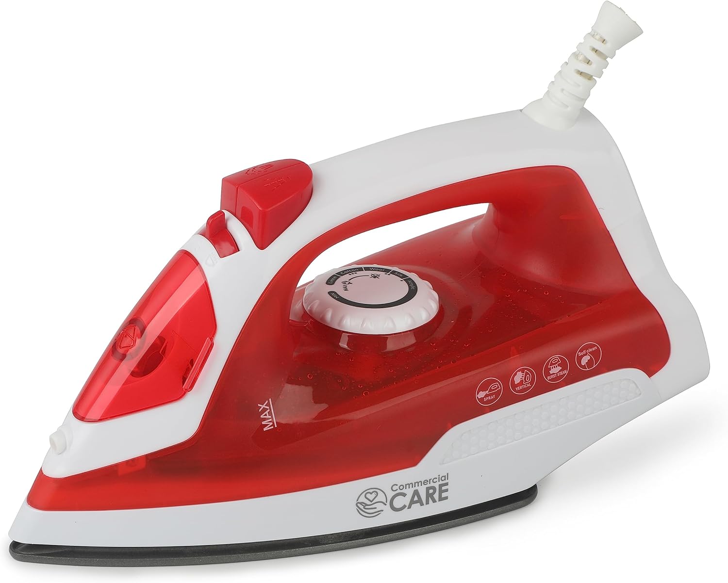 COMMERCIAL CARE 1200W Portable Steam Iron