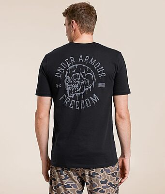UNDER ARMOUR Freedom Skull Men's Short-Sleeve Tee
