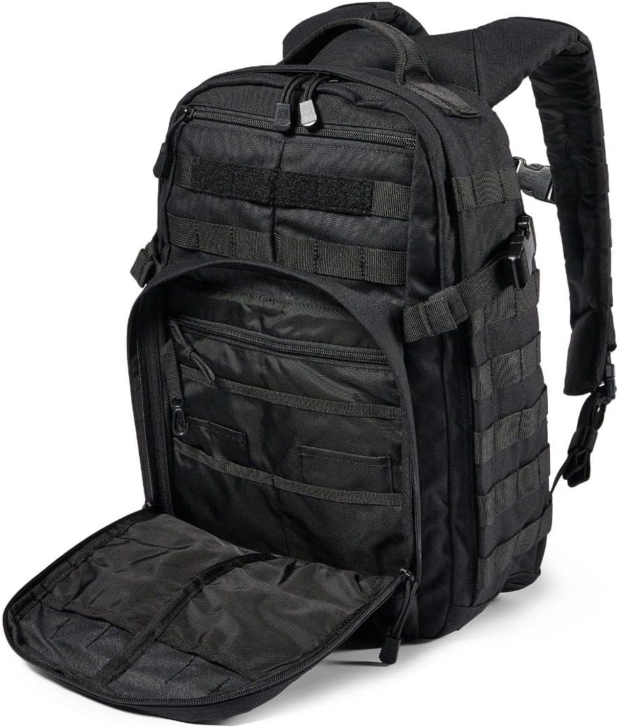 5.11 Tactical RUSH 12 2.0 Military Survival MOLLE Backpack with Laptop Compartment, 24L, Style 56561ABR/56562ABR