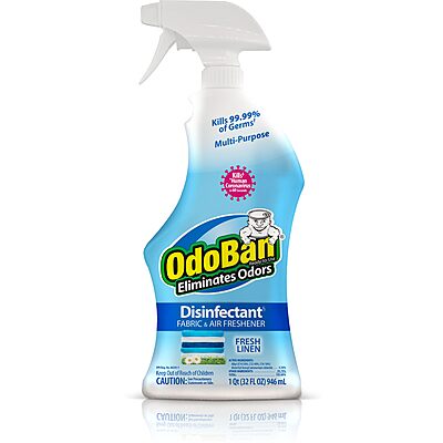 OdoBan Ready-to-Use Disinfectant and Odor Eliminator, 32 fl oz Spray Bottle