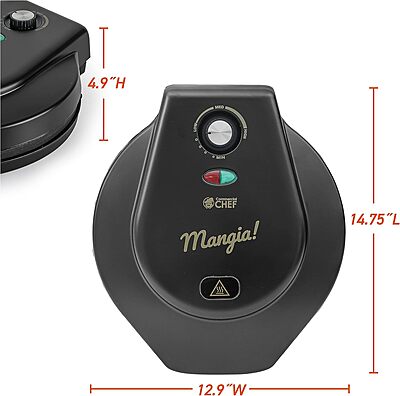 COMMERCIAL CHEF Countertop Pizza Maker