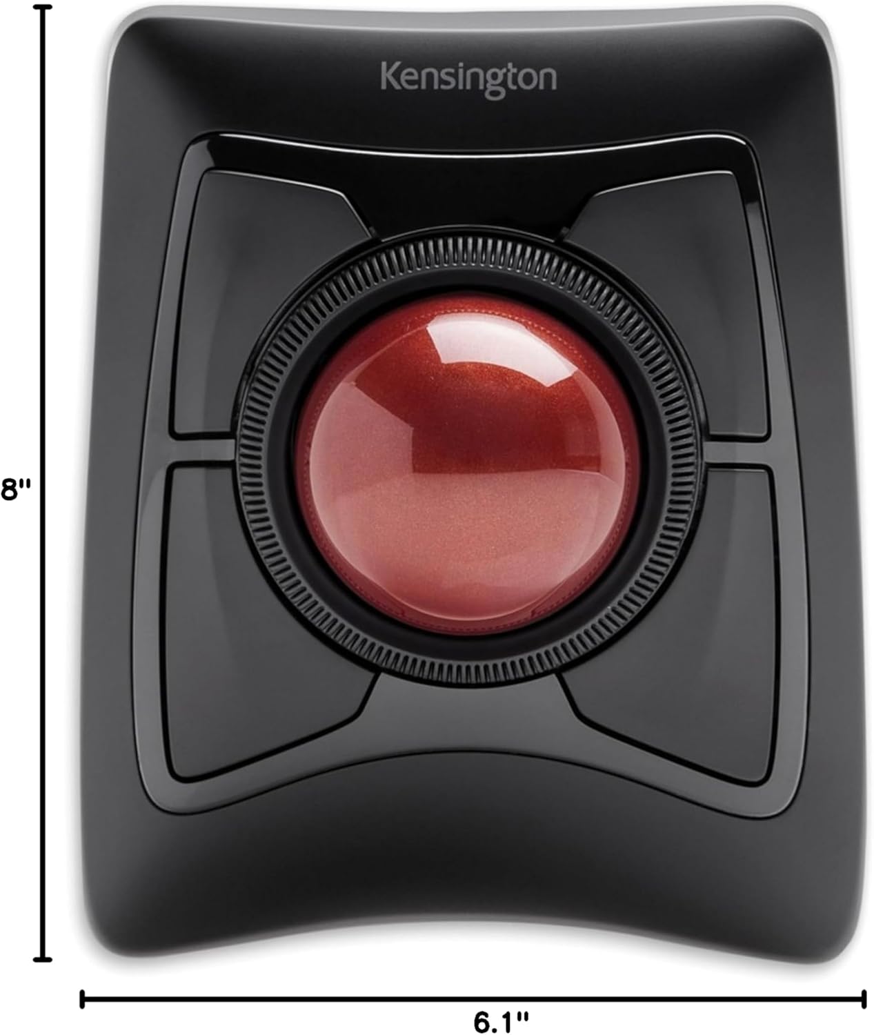 Kensington Expert Wireless Trackball Mouse (K72359WW) Black, 3.5" x 6.1" x 8" Wireless Mouse