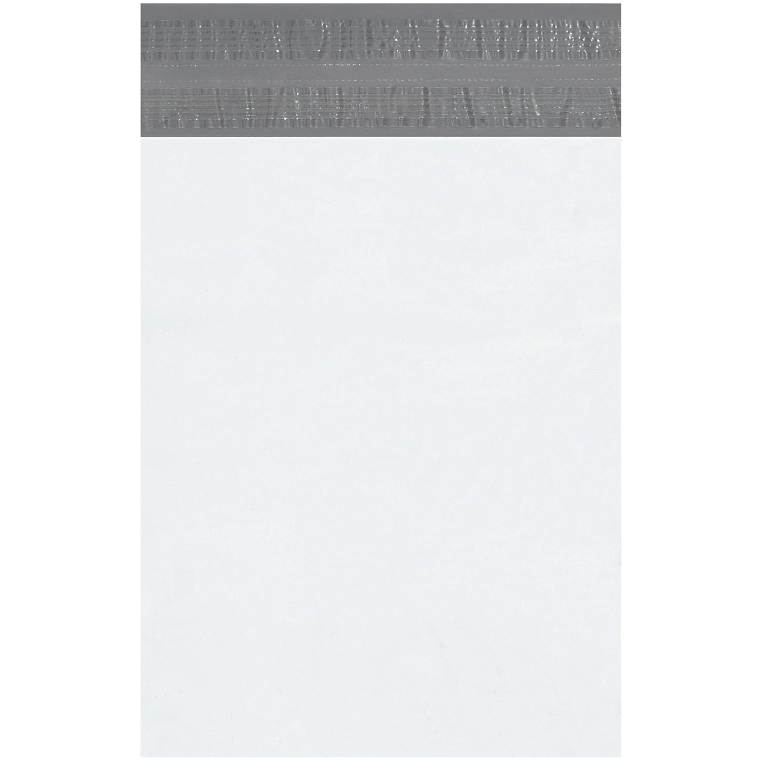 Returnable Poly Mailer Envelopes, 12"x15 1/2", White, Self-Seal with Tear Strip and Second Adhesive Strip for Return, Waterproof and Puncture Resistant, For Packing, Mailing, and Shipping, Pack of 100